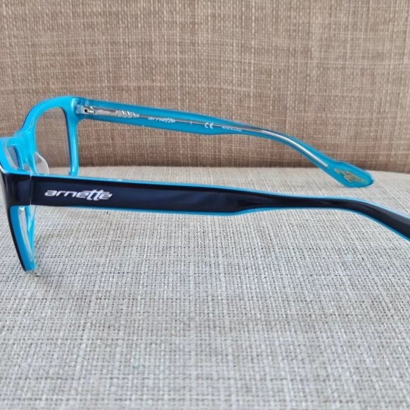 Arnette Optical Men Eyeglasses MOD7038 Black/Blue 51[]16 130 Glasses NEW - Picture 5 of 10
